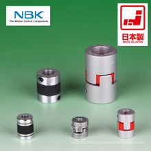 Flexible shaft coupling of high quality. Manufactured by Nabeya Bi-tech Kaisha (NBK). Made in Japan (torque limiter coupling)